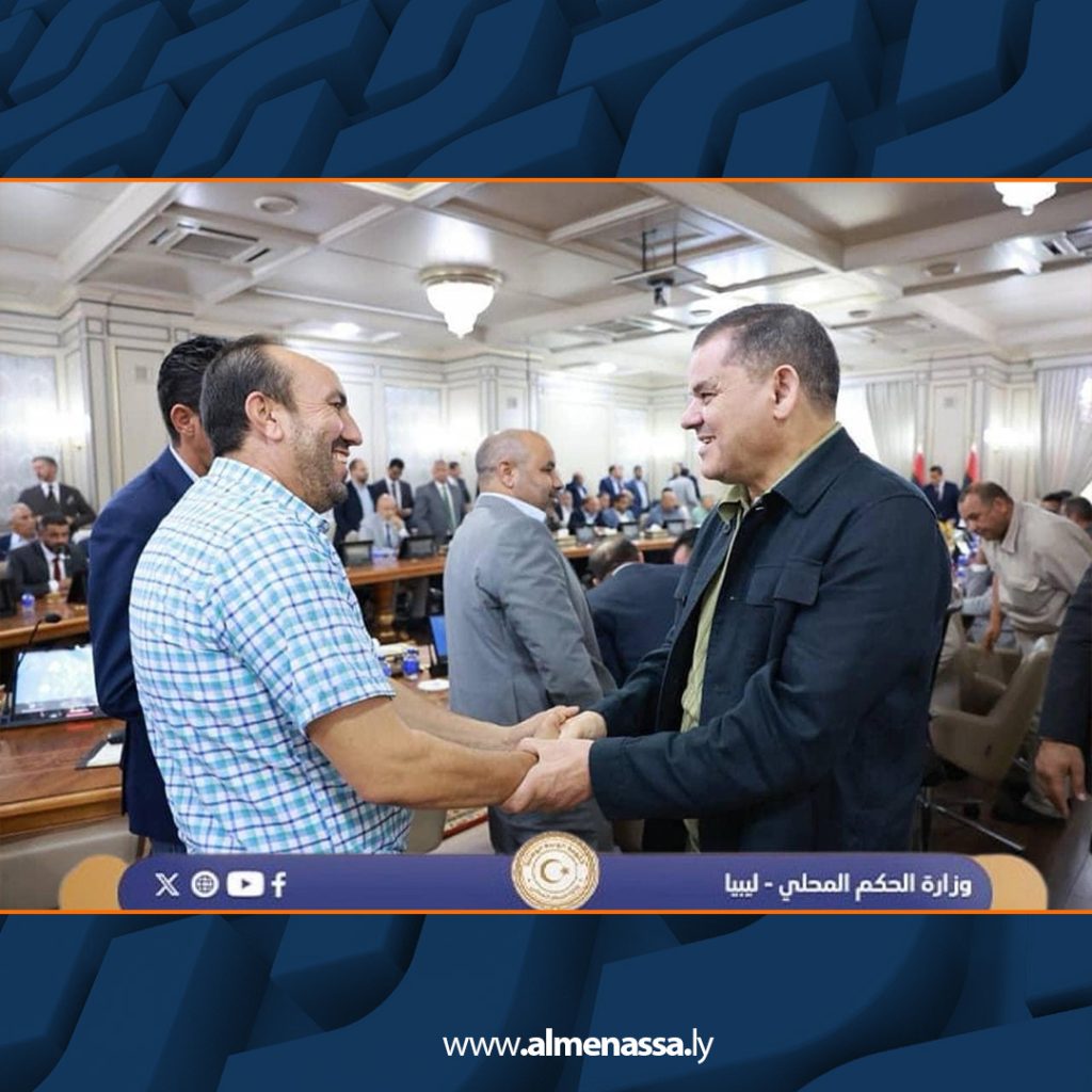 Extra5 95 الدبيبة والتومي يلتقون عمداء بلديات الساحل والجبل الغربي والوسطى