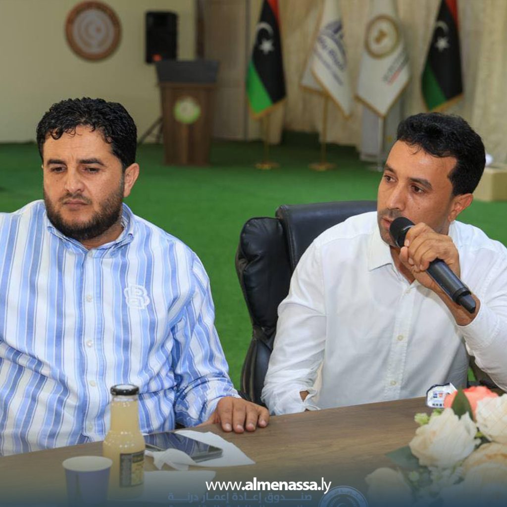 Extra6 79 المهندس بلقاسم حفتر يجتمع بشركات الإعمار في درنة لمتابعة تنفيذ المشاريع وضمان جودتها