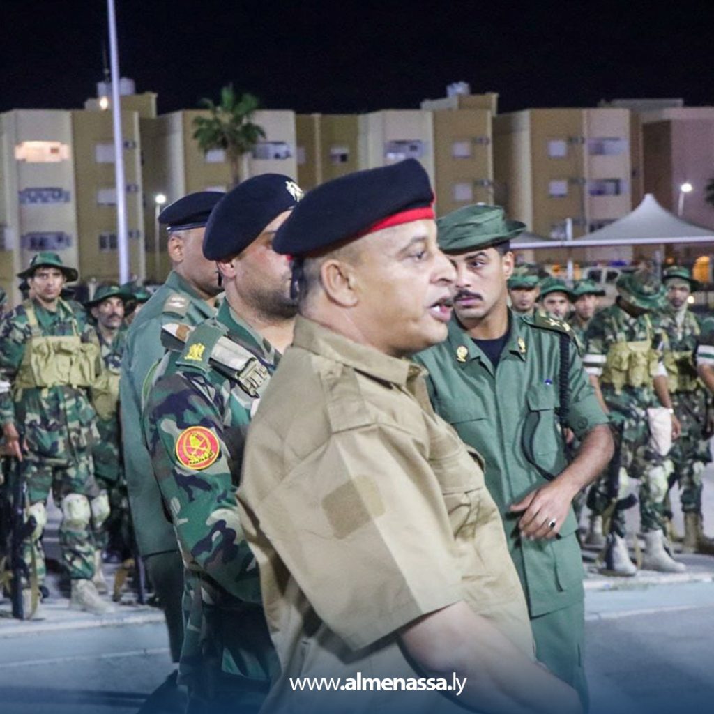 Extra8 29 بناء على تعليمات القائد العام .. قوات لواء طارق بن زياد تنفذ مسيراً ليلياً في سرت لتعزيز جاهزيتها الأمنية