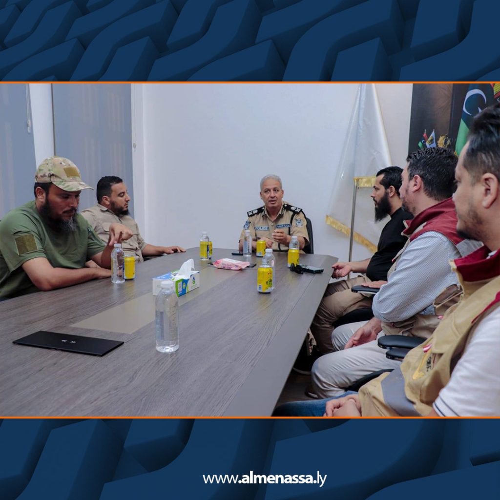 Extra9 12 رئيس جهاز مكافحة الهجرة غير الشرعية يستقبل وفد من مكتب سلة الخير التابع للواء طارق بن زياد
