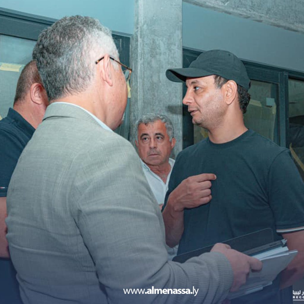 Extra9 3 بالقاسم حفتر يتفقد ملعب بنغازي الدولي برفقة رئيس الحكومة ورئيس جهاز الإمداد الطبي