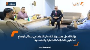 وزارة العمل وصندوق الضمان الاجتماعي يبحثان أوضاع العاملين بالشركات المتعثرة والمنسحبة