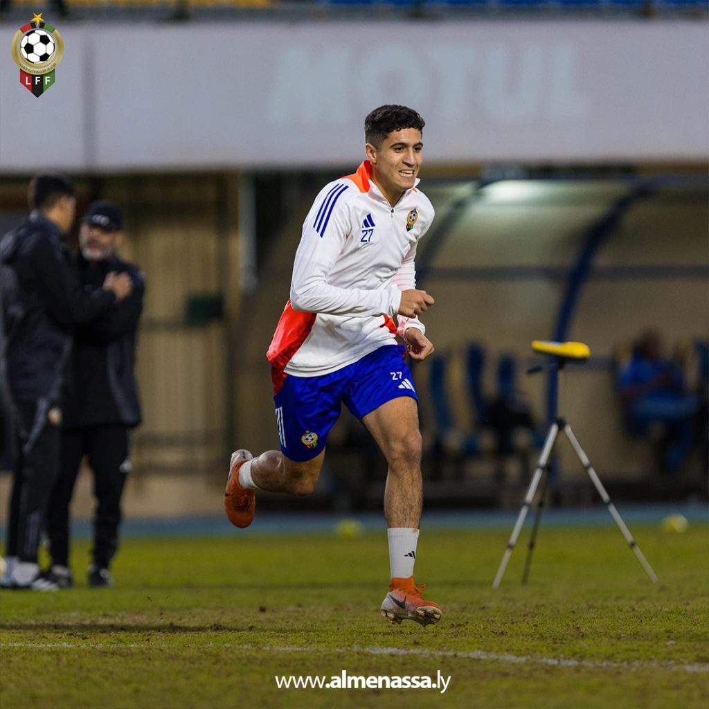 03 46 المنتخب الوطني يباشر استعداداته للقاء بنين في طرابلس بتصفيات الكان 2025  