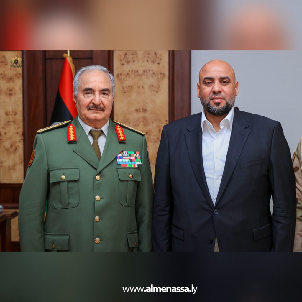 3 2 القائد العام يبحث مع رئيس الجهاز الوطني للتنمية دوره في تحقيق التنمية المستدامة وتوفير فرص العمل للشباب