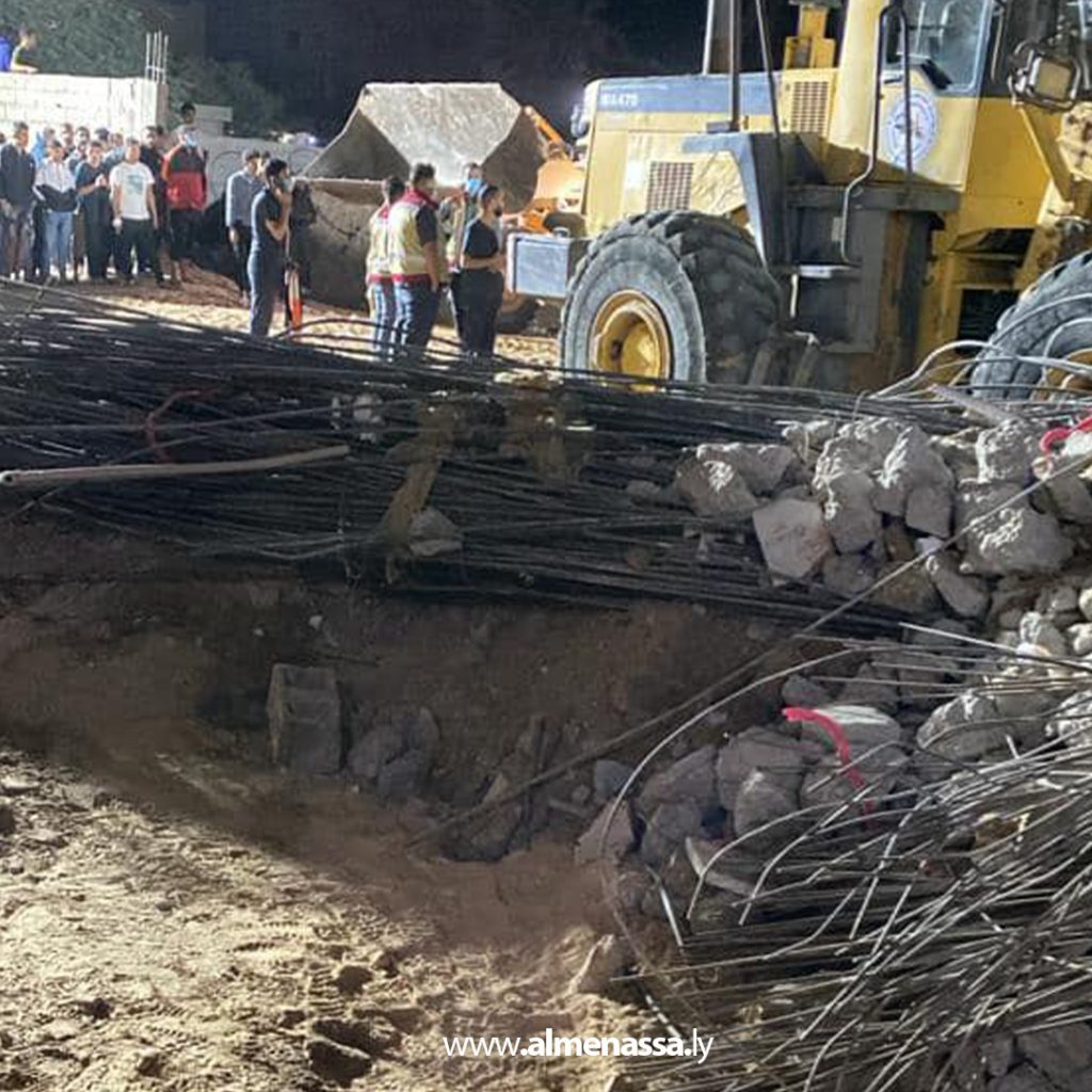Extra2 193 النيابة العامة تحقق في واقعة انهيار مبنى سكني بجنزور