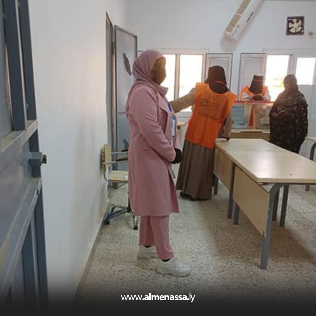 Extra2 320 إقبال واسع في انتخابات بلدية تجرهي بمشاركة فعّالة لعضوة شابات المجلس المحلي لشباب القطرون