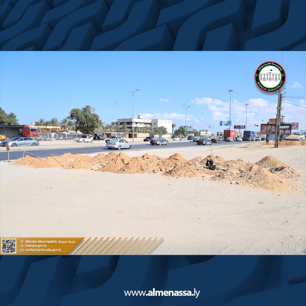 Extra2 77 انطلاق أعمال تنفيذ مشروع جسر المدينة الرياضية في مصراتة