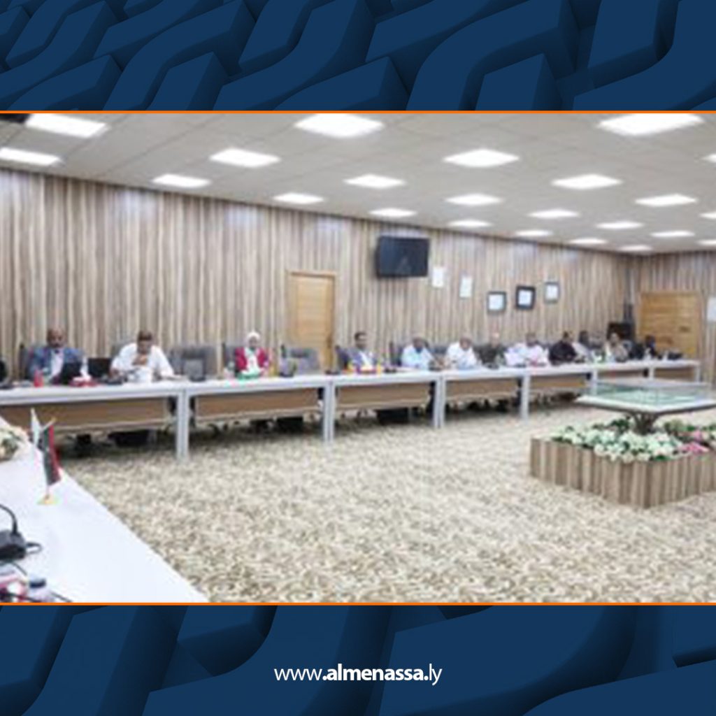 Extra3 119 رئاسة مجلس جامعة سبها تناقش الخطط الاستراتيجية للكليات