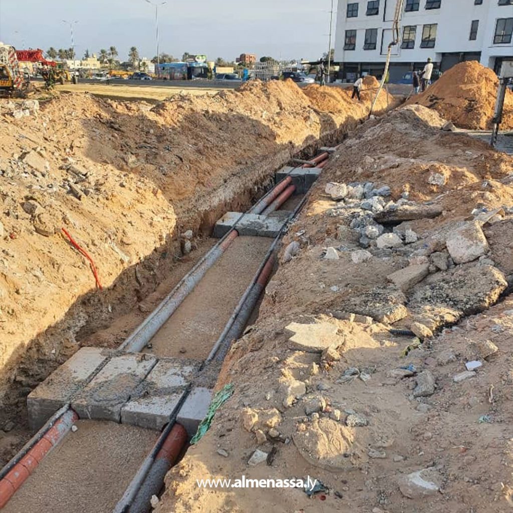 Extra3 144 شركة الكهرباء: تواصل الأعمال المدنية للمسار المزدوج بتاجوراء