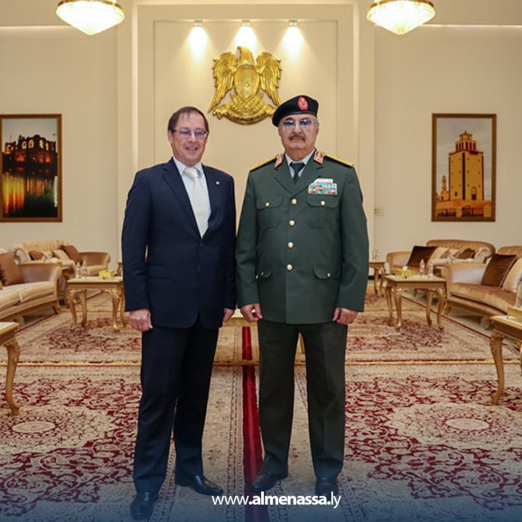 Extra3 221 القائد العام يستقبل سفير جمهورية روسيا الاتحادية لدى ليبيا