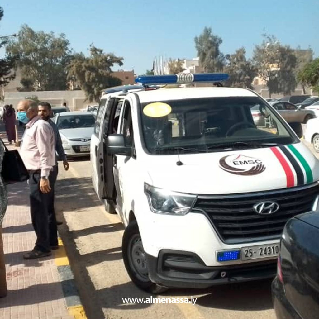Extra3 49 إصابة 3 أشخاص في حريق بمبنى جامعة ليبيا المفتوحة في جنزور