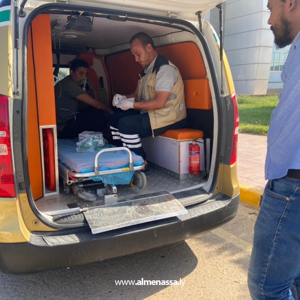 Extra4 31 إصابة 3 أشخاص في حريق بمبنى جامعة ليبيا المفتوحة في جنزور