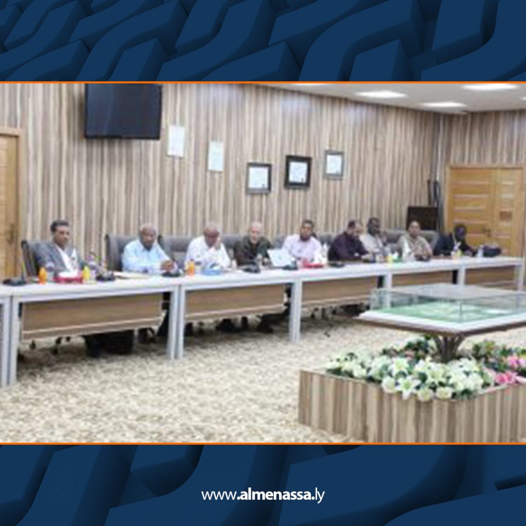 Extra4 83 رئاسة مجلس جامعة سبها تناقش الخطط الاستراتيجية للكليات