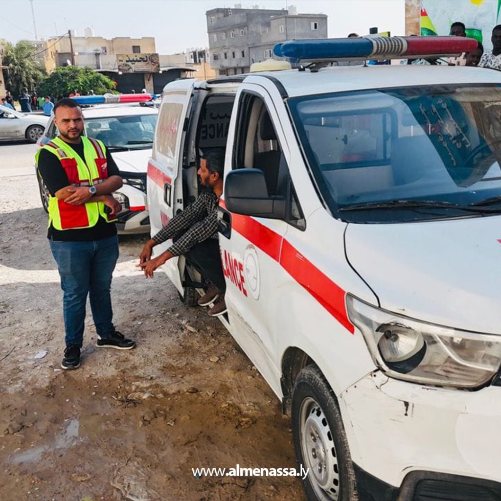 Extra6 17 رجال هيئة السلامة الوطنية تسيطر على حريق بأحد مصحات طرابلس