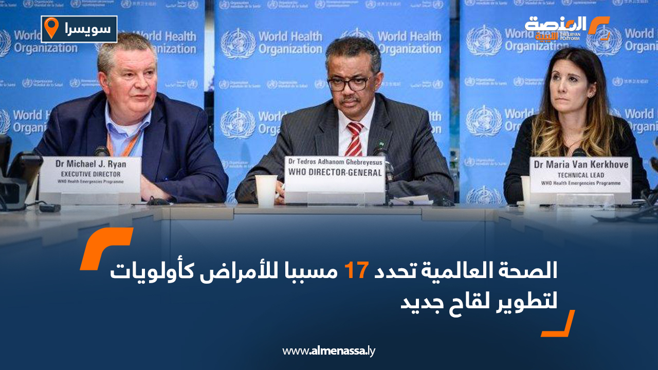 الصحة العالمية تحدد 17 مسببا للأمراض كأولويات لتطوير لقاح جديد