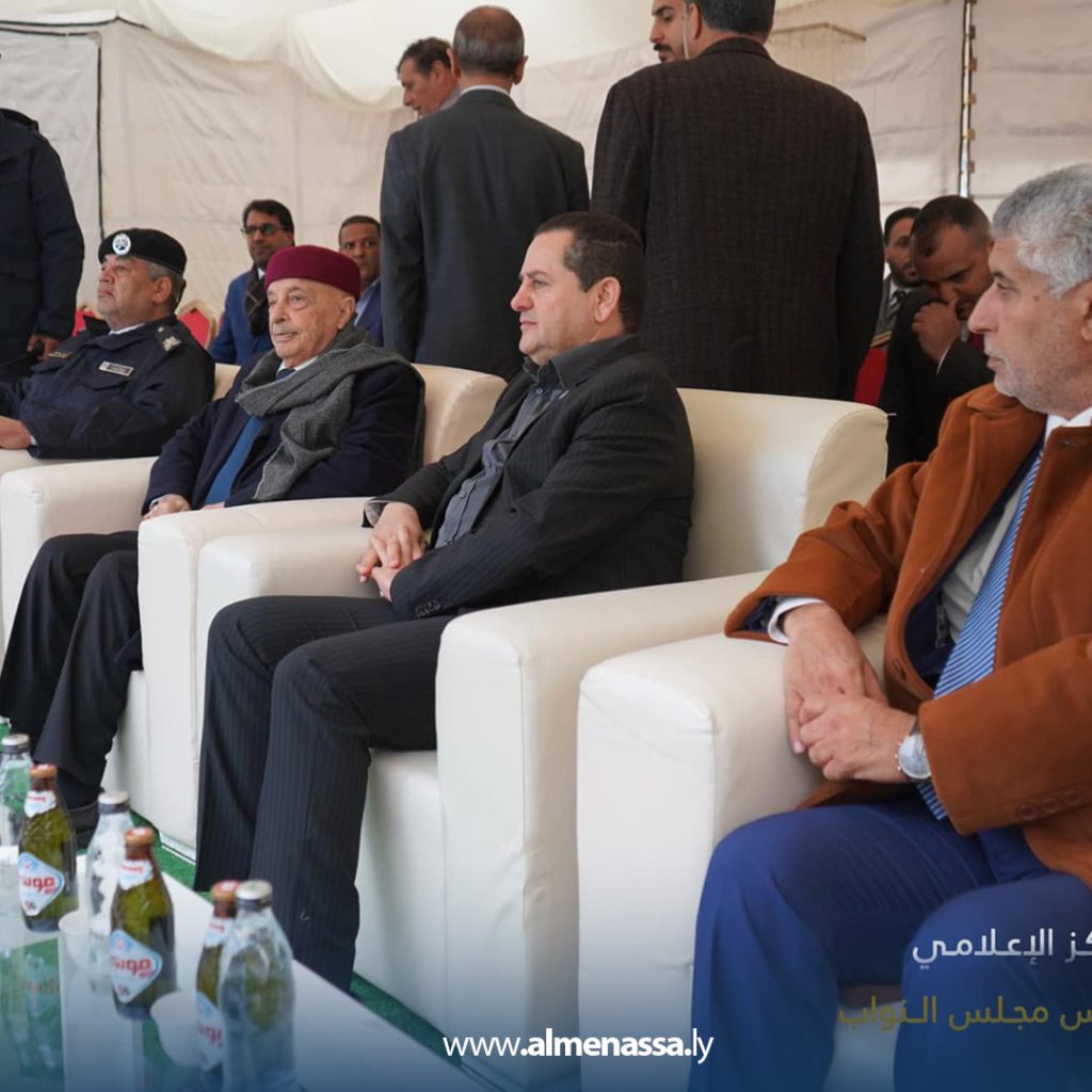 لاى 1 رئيس مجلس النواب يفتتح مكتب وزارة الخارجية في القبة