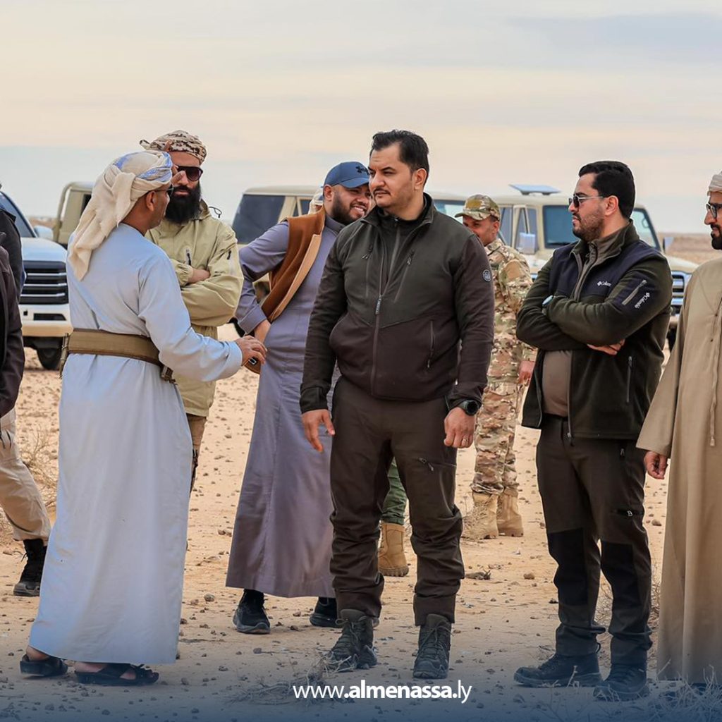 يب 11 رئيس أركان القوات البرية يشرف على إطلاق طائر الحبارى في احدى المحميات الطبيعية
