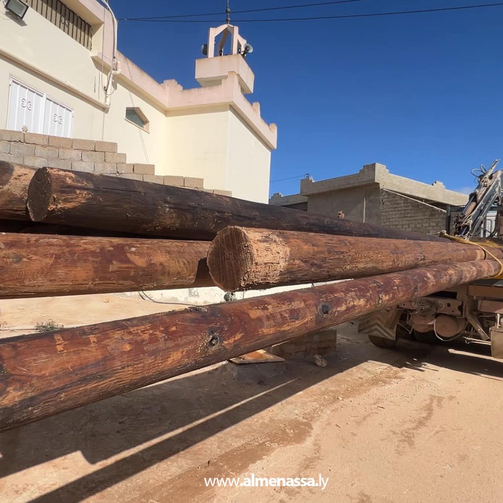 01 67 انطلاق أعمال مشروع تحسين الشبكة الكهربائية في حي مسجد أبو صخرة بمدينة البيضاء