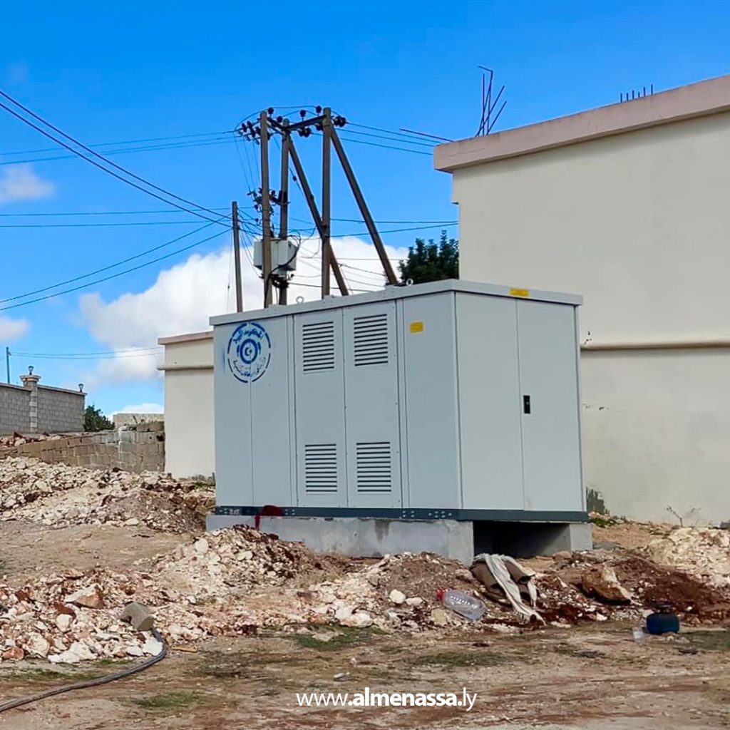 05 30 انطلاق أعمال مشروع تحسين الشبكة الكهربائية في حي مسجد أبو صخرة بمدينة البيضاء