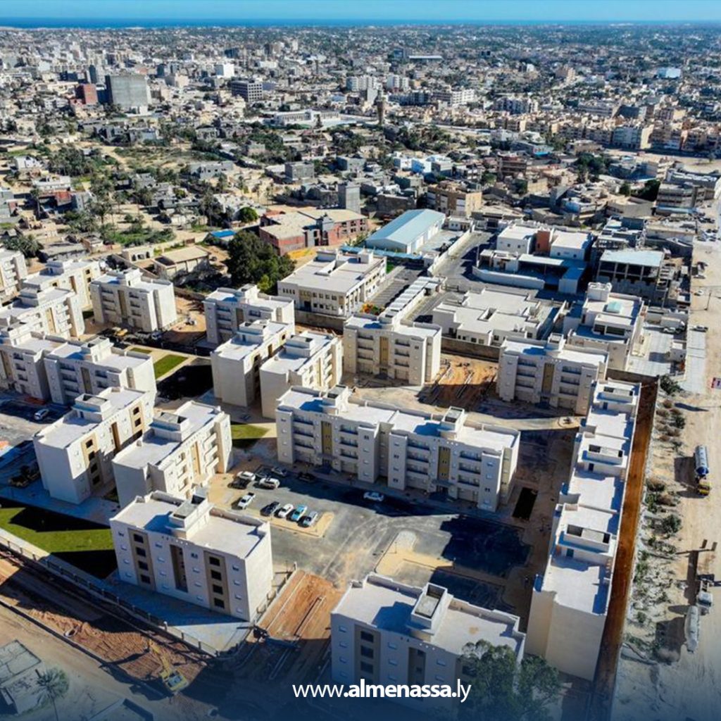 65 الفريق التنفيذي لمبادرة الدبيبة يتفقد المرحلة النهائية لمشروع وحدات سكنية بزليتن
