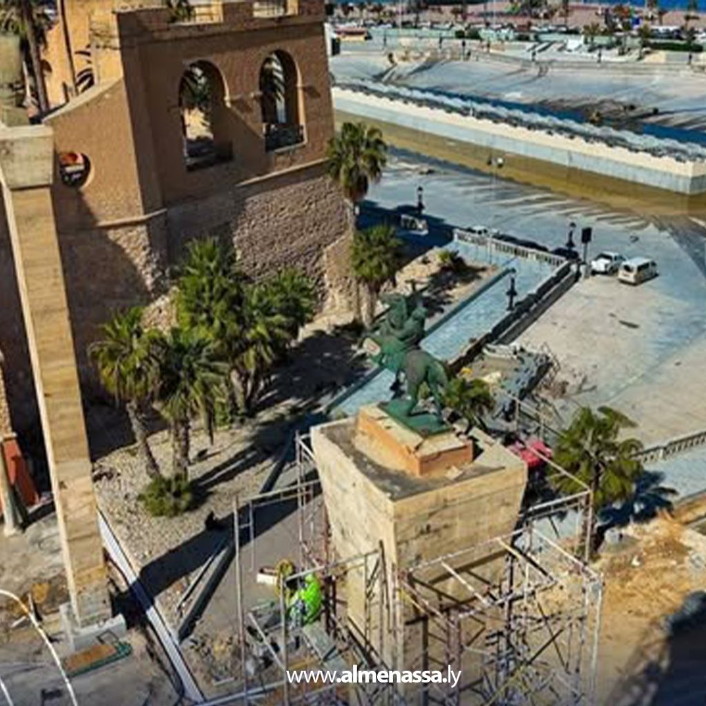 Extra1 186 مصلحة الآثار تشرف على تواصل أعمال الترميم والصيانة في ميدان الشهداء