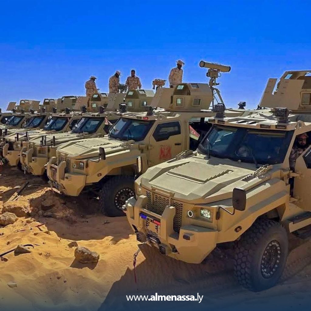 GHJ 2 تأمين قاعدة السارة ومطارها جنوب غرب الكفرة من قبل كتيبة سبل السلام