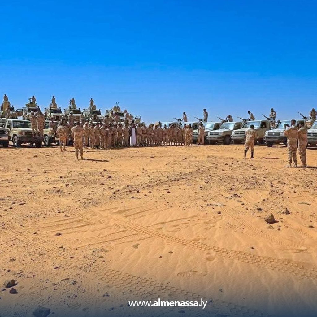 HFJ تأمين قاعدة السارة ومطارها جنوب غرب الكفرة من قبل كتيبة سبل السلام