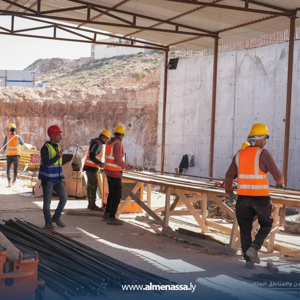 ext3 مدير عام صندوق التنمية وإعادة إعمار ليبيا يتفقد عدد من مشاريع بلدية درنة