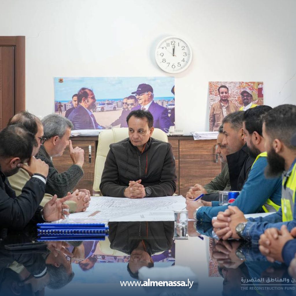 ext5 مدير عام صندوق التنمية وإعادة إعمار ليبيا يتفقد عدد من مشاريع بلدية درنة