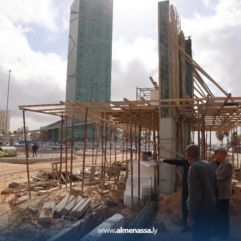 يبلاب فريق من حكومة الوحدة يتفقد فندق "جي دبليو ماريوت" ويشرف على تطوير محيط أبراج البحر