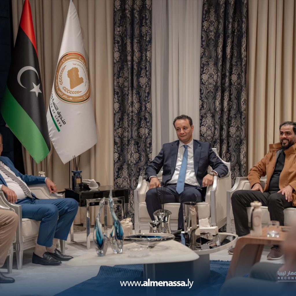 يي 1 افتتاح مقر إدارة المشاريع بصندوق التنمية وإعادة إعمار ليبيا في بنغازي