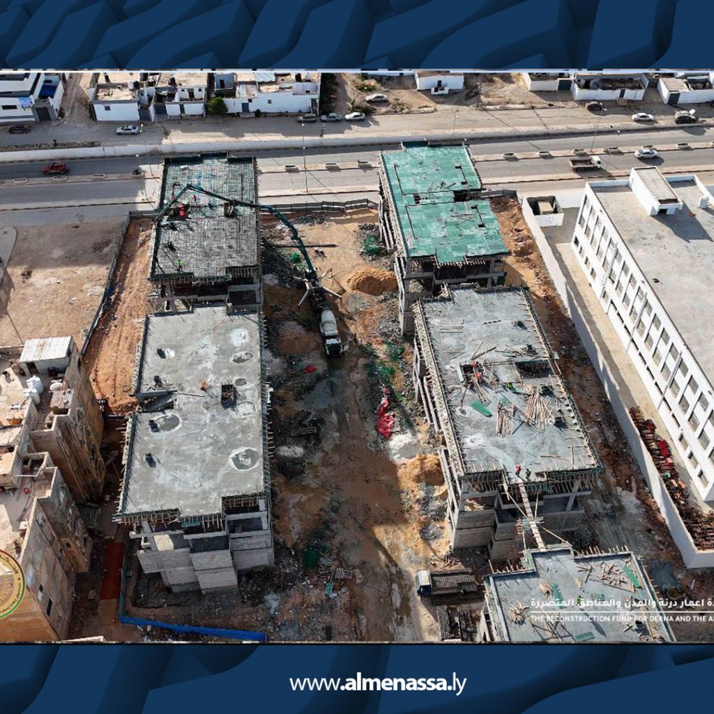 001 1 صندوق إعادة إعمار درنة يواصل بناء "72" وحدة سكنية ضمن مشروع "الحي الإسلامي"