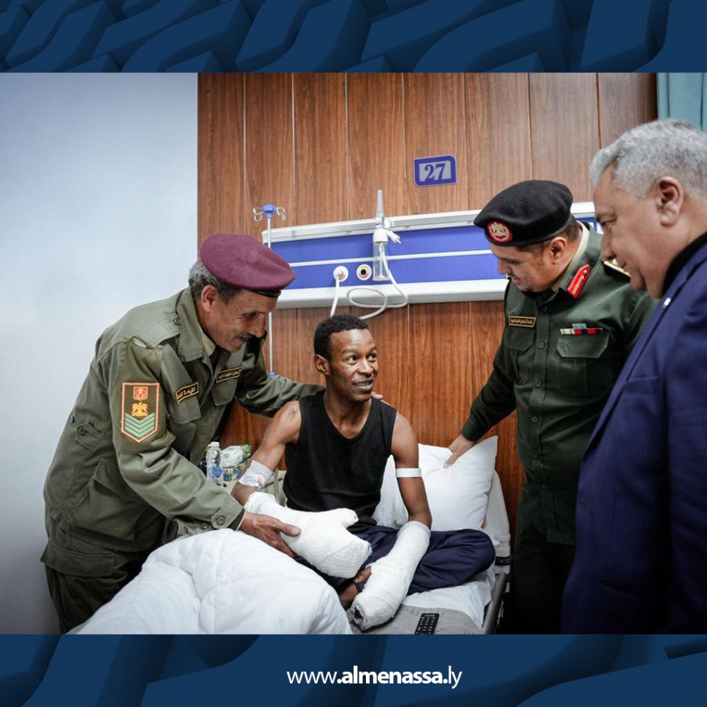 010 8 شعبة التوجيه المعنوي تزور جرحى القوات المسلحة في القطرون