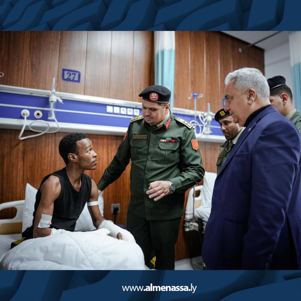 011 12 شعبة التوجيه المعنوي تزور جرحى القوات المسلحة في القطرون