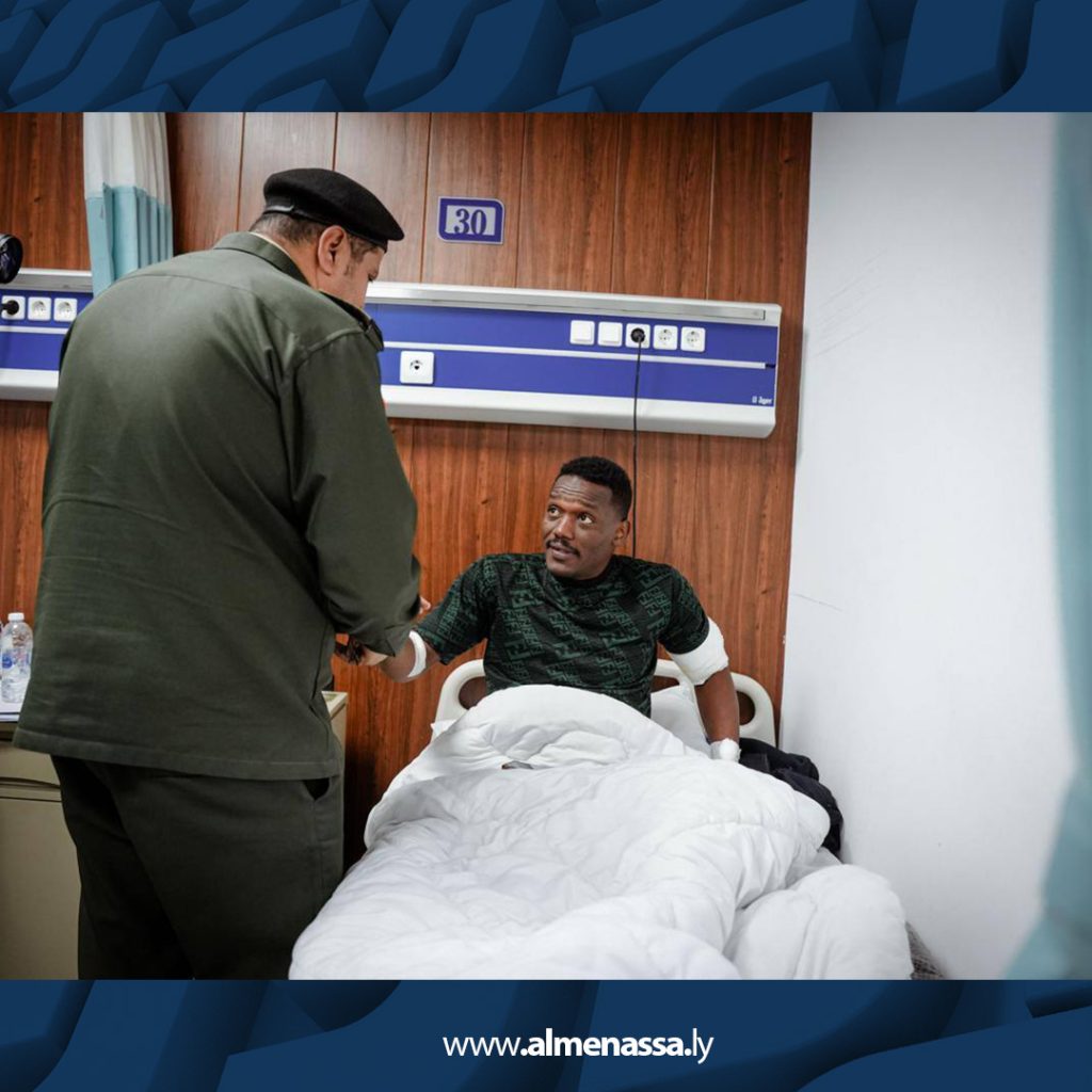 016 شعبة التوجيه المعنوي تزور جرحى القوات المسلحة في القطرون