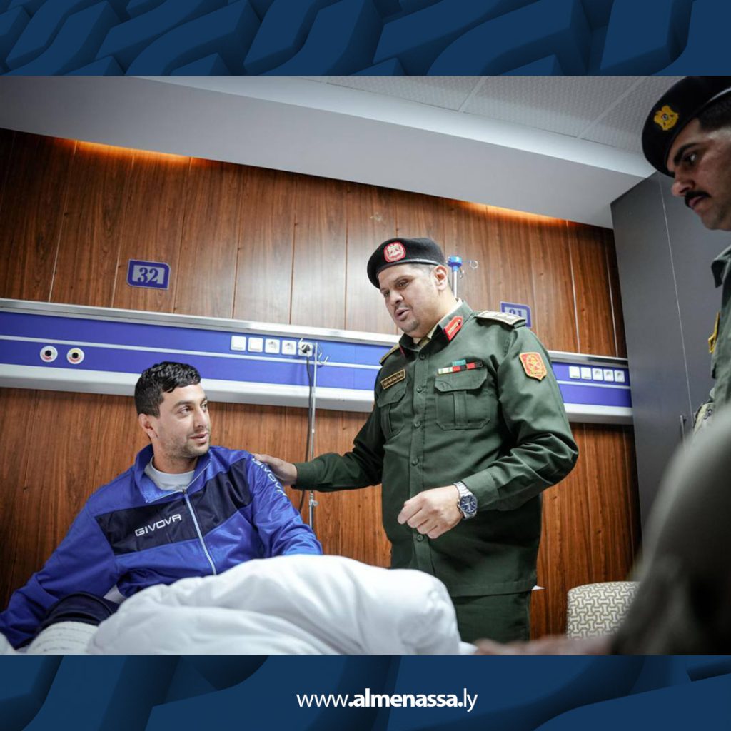 017 شعبة التوجيه المعنوي تزور جرحى القوات المسلحة في القطرون