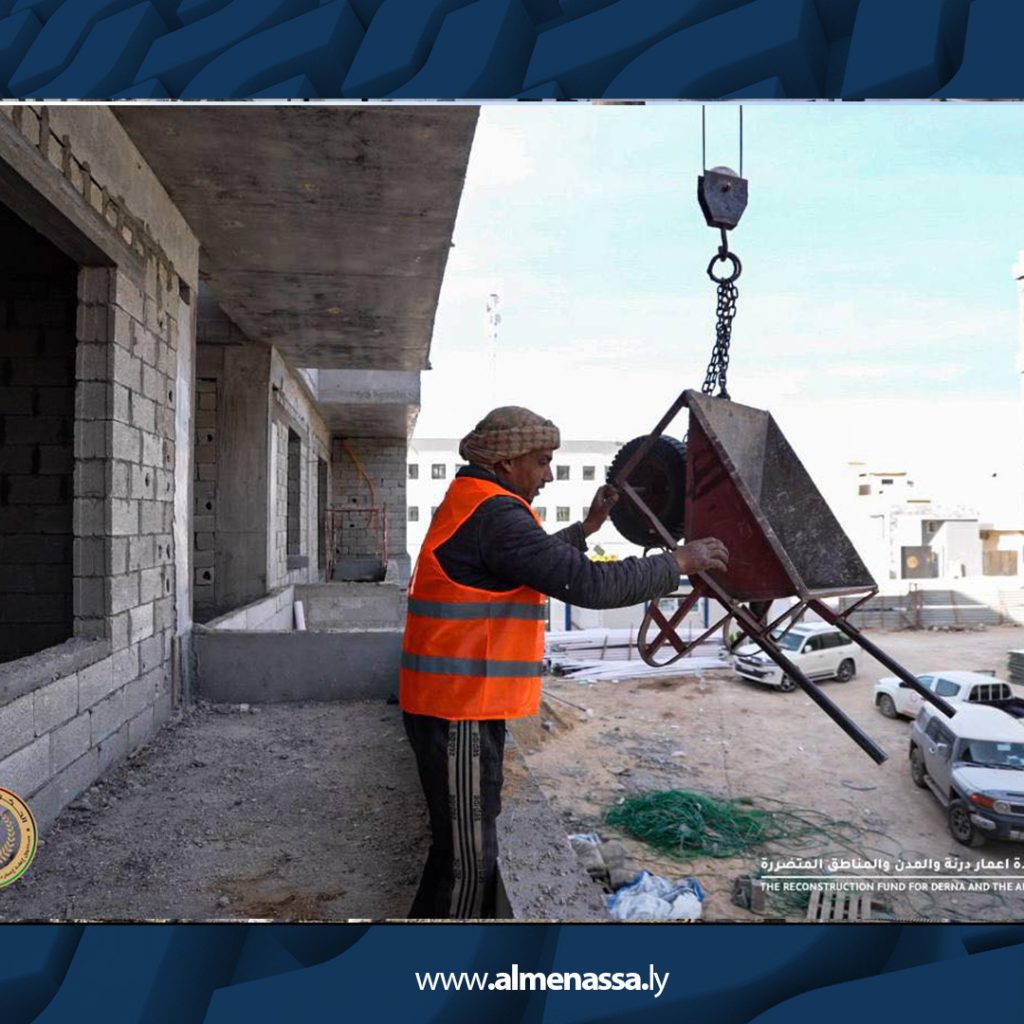 02 36 صندوق إعادة إعمار درنة يواصل بناء "72" وحدة سكنية ضمن مشروع "الحي الإسلامي"