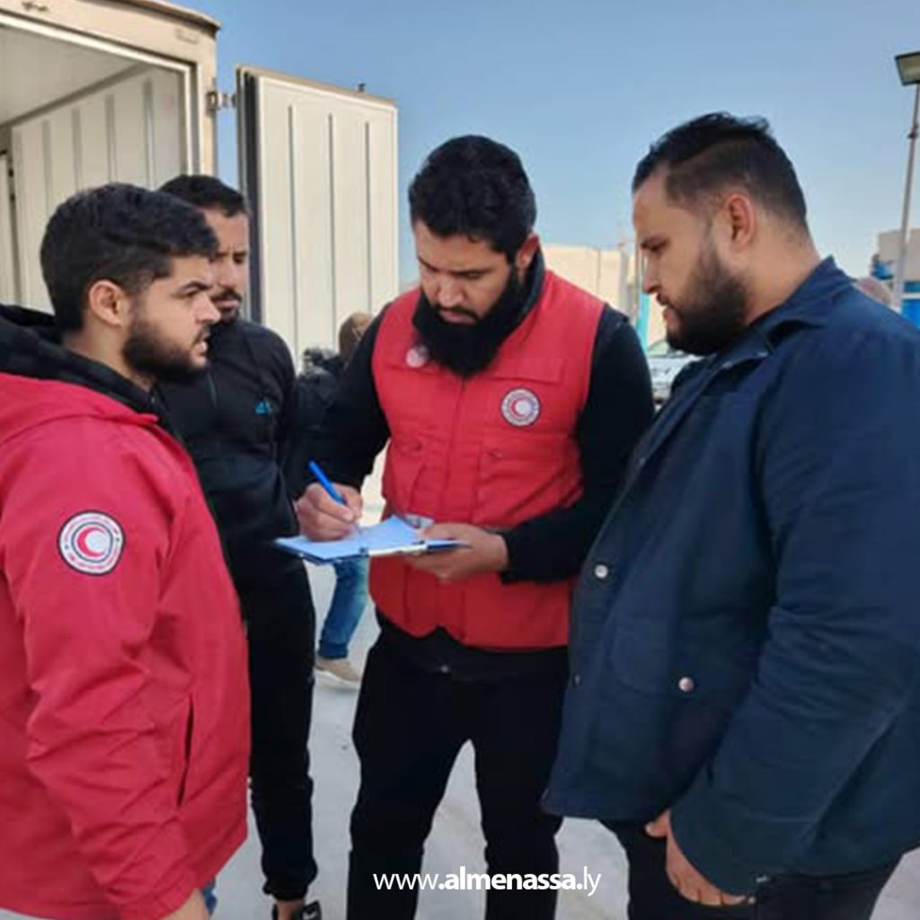 03 14 الهلال الأحمر: انتشال 10 جثث لأفراد غرق قاربهم في البحر بالزاوية  