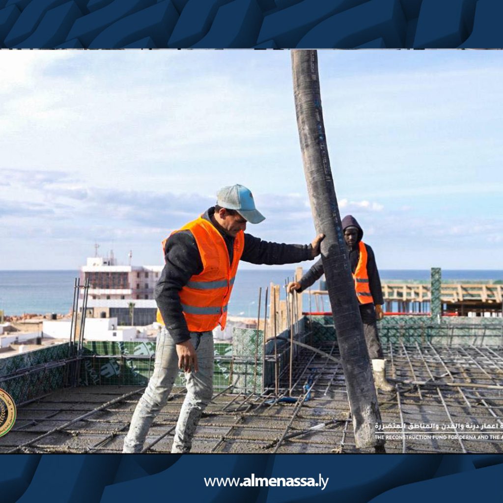 03 28 صندوق إعادة إعمار درنة يواصل بناء "72" وحدة سكنية ضمن مشروع "الحي الإسلامي"
