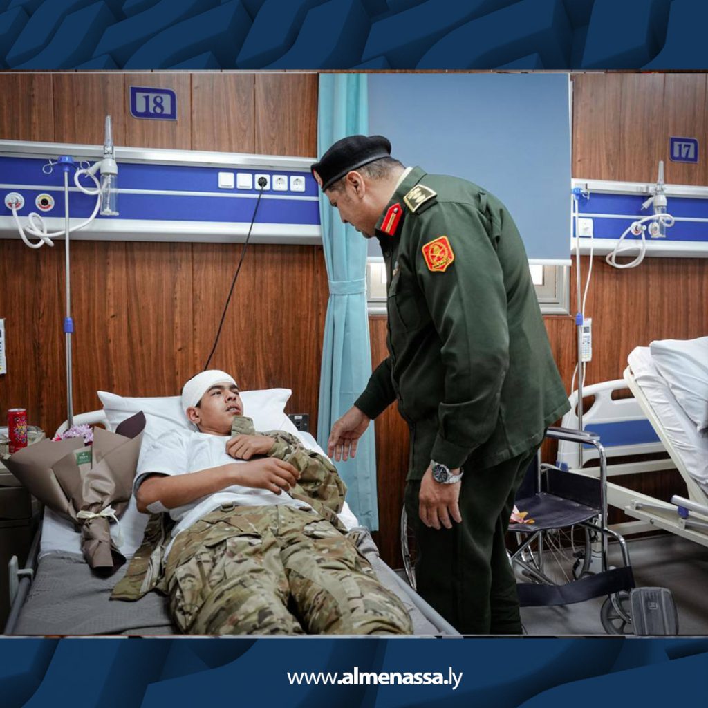 03 32 شعبة التوجيه المعنوي تزور جرحى القوات المسلحة في القطرون