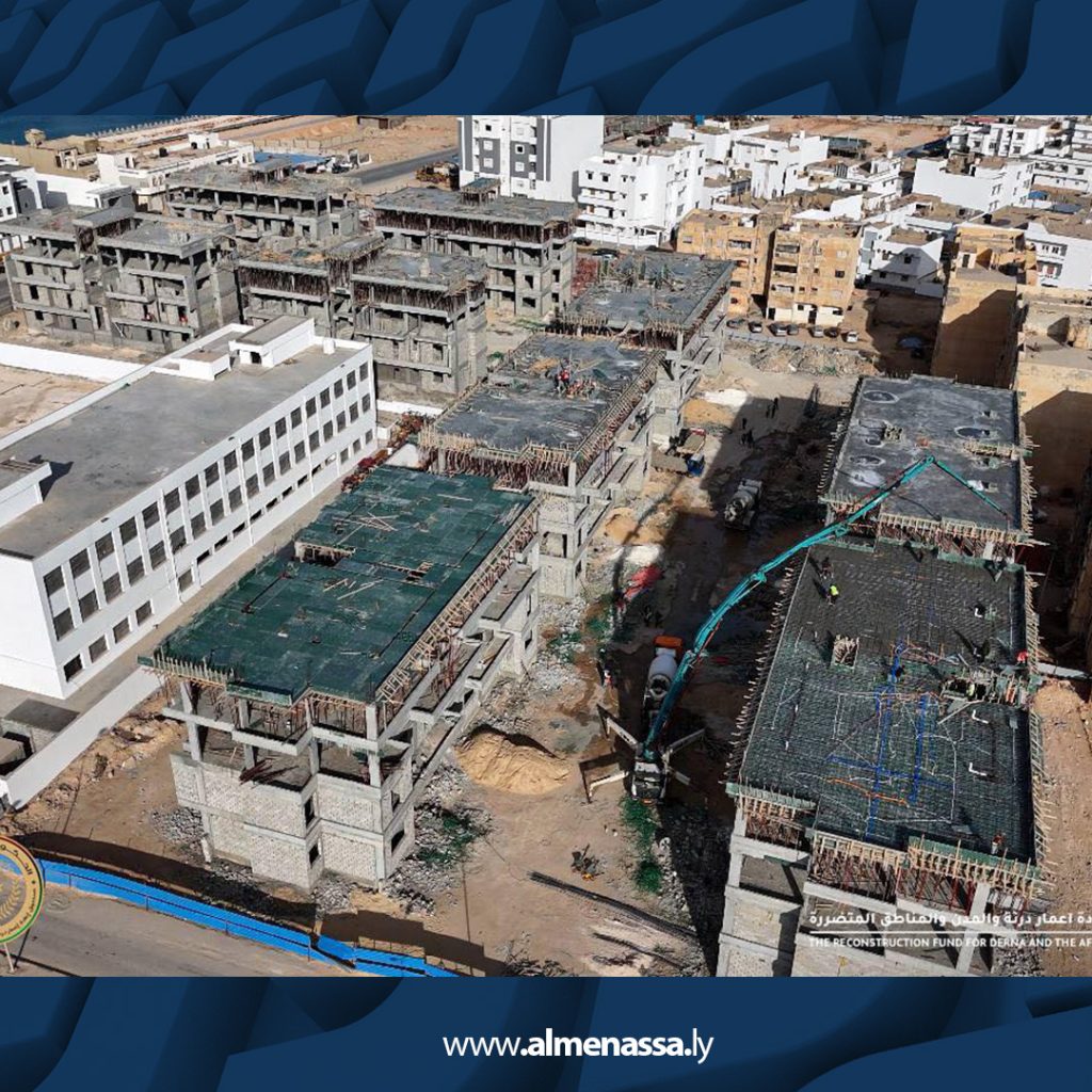 07 14 صندوق إعادة إعمار درنة يواصل بناء "72" وحدة سكنية ضمن مشروع "الحي الإسلامي"