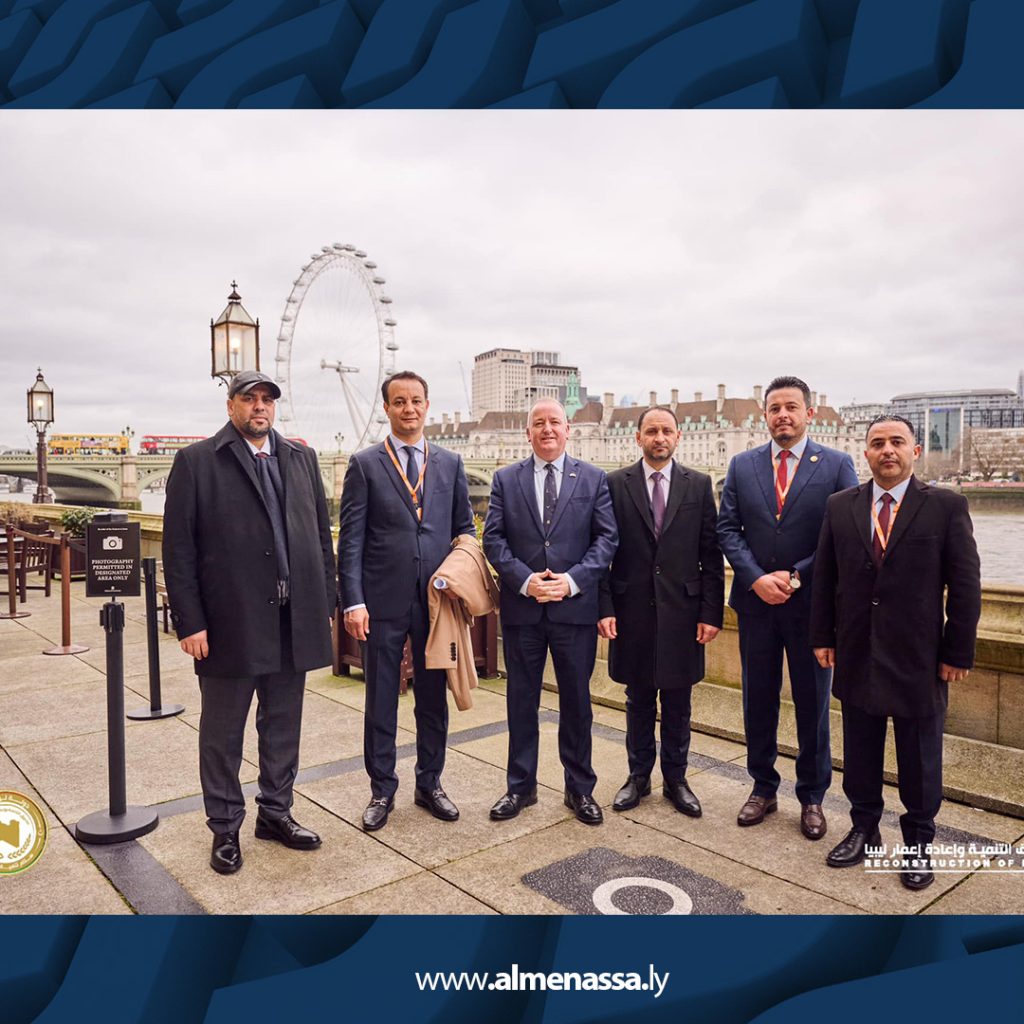 08 3 المهندس بالقاسم حفتر يلتقي المجموعة البرلمانية البريطانية حول ليبيا في لندن