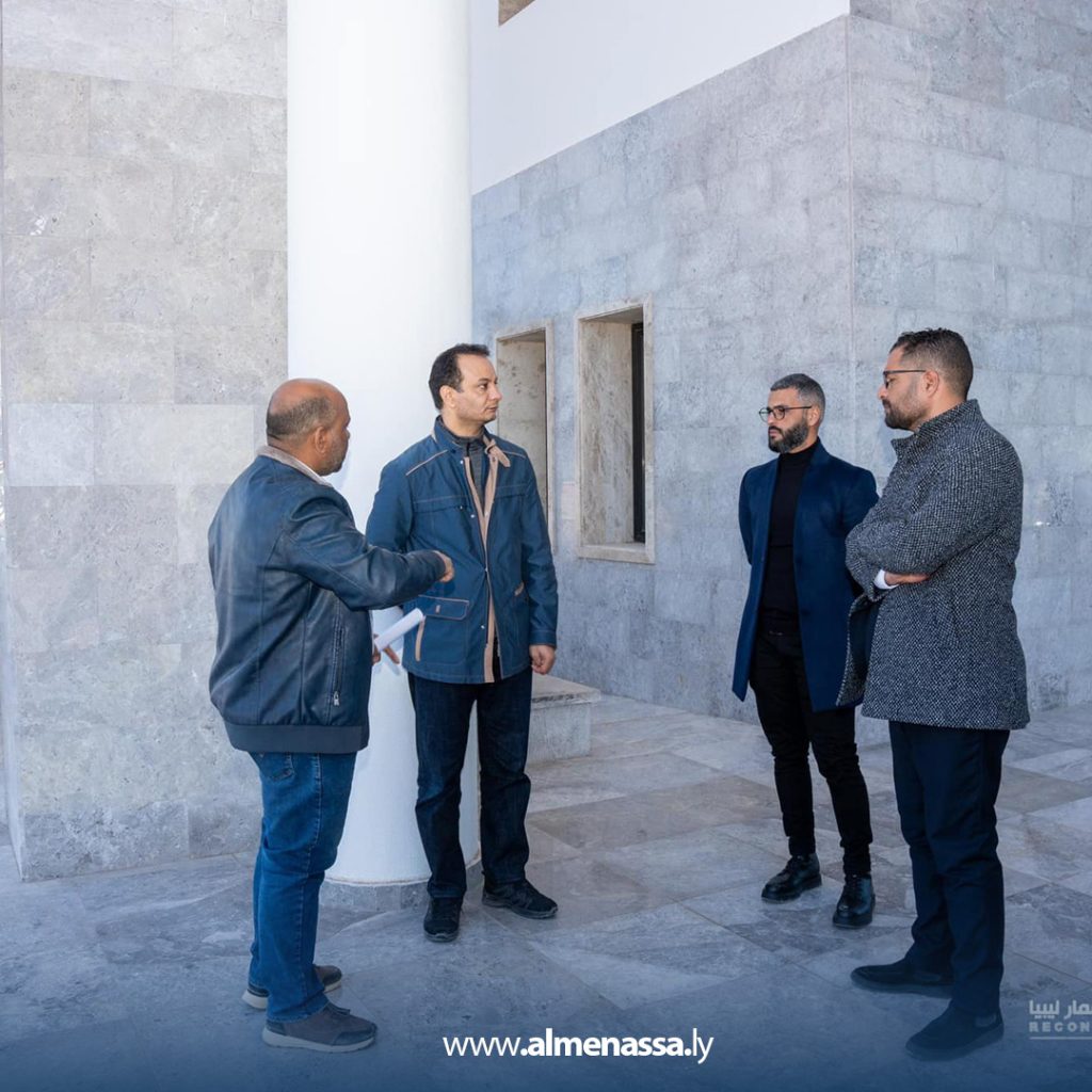 66 المهندس "بلقاسم حفتر"يتفقد مشروع محكمة شمال بنغازي ويؤكد على خطة إحياء وسط المدينة