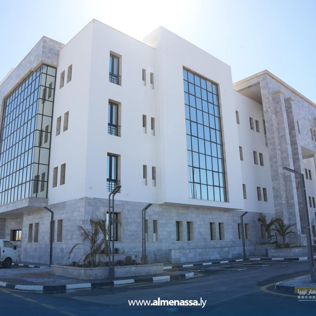77 المهندس "بلقاسم حفتر"يتفقد مشروع محكمة شمال بنغازي ويؤكد على خطة إحياء وسط المدينة