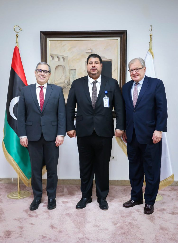 IMG 8994 نورلاند يبحث التعاون الأمريكي الليبي مع مسعود سليمان وشكشك وبن عياد 