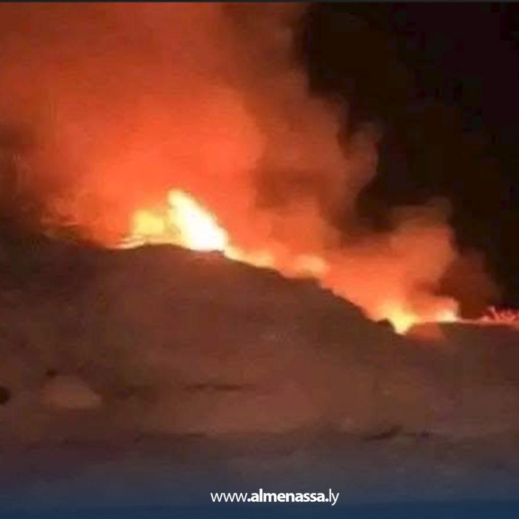 ext 56 علماء يفسرون أسباب خروج النار من باطن الأرض في الأصابعة وطرق التحقق