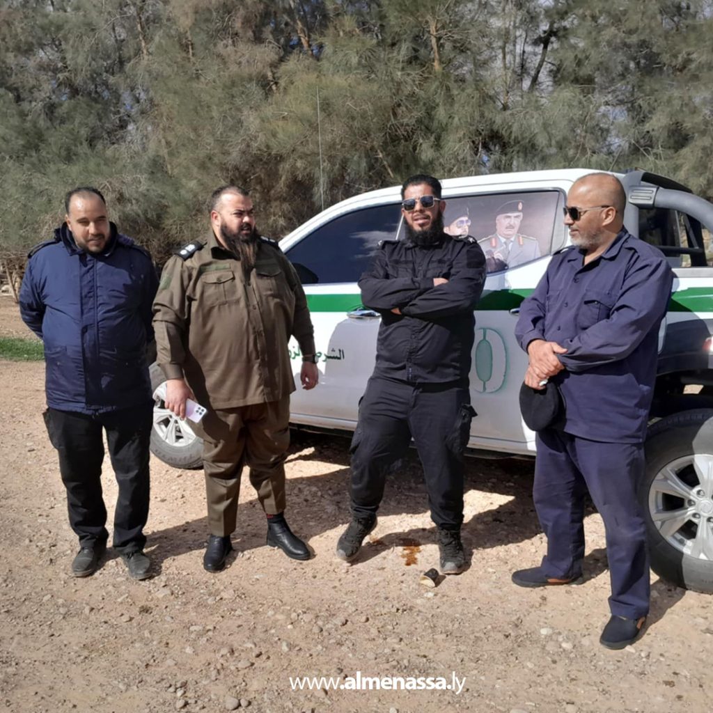 extra 2 جهاز الشرطة الزراعية في بنغازي يشارك في حملة تشجير لزراعة 10 آلاف شتلة