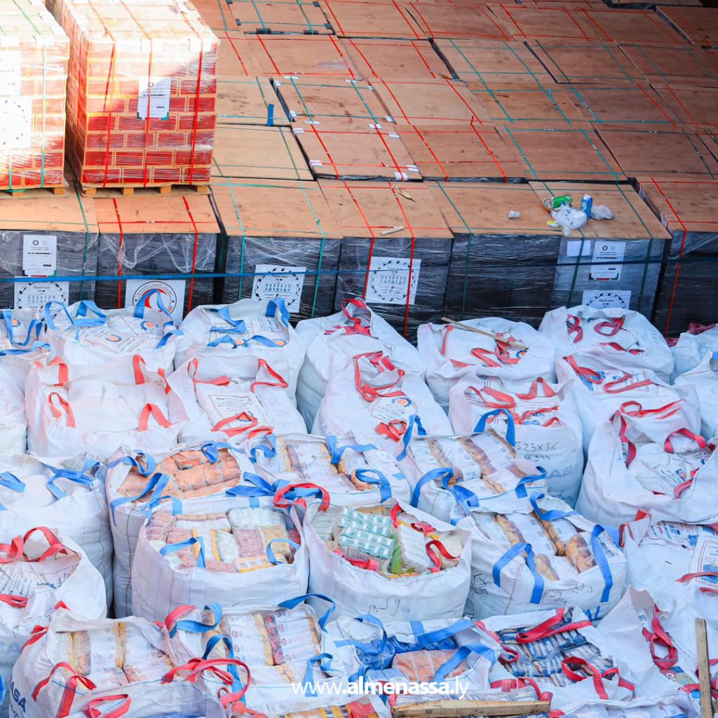 extra 89 الاستعداد لانطلاق ثالث قافلة مساعدات بحرية من مصراتة إلى غزة