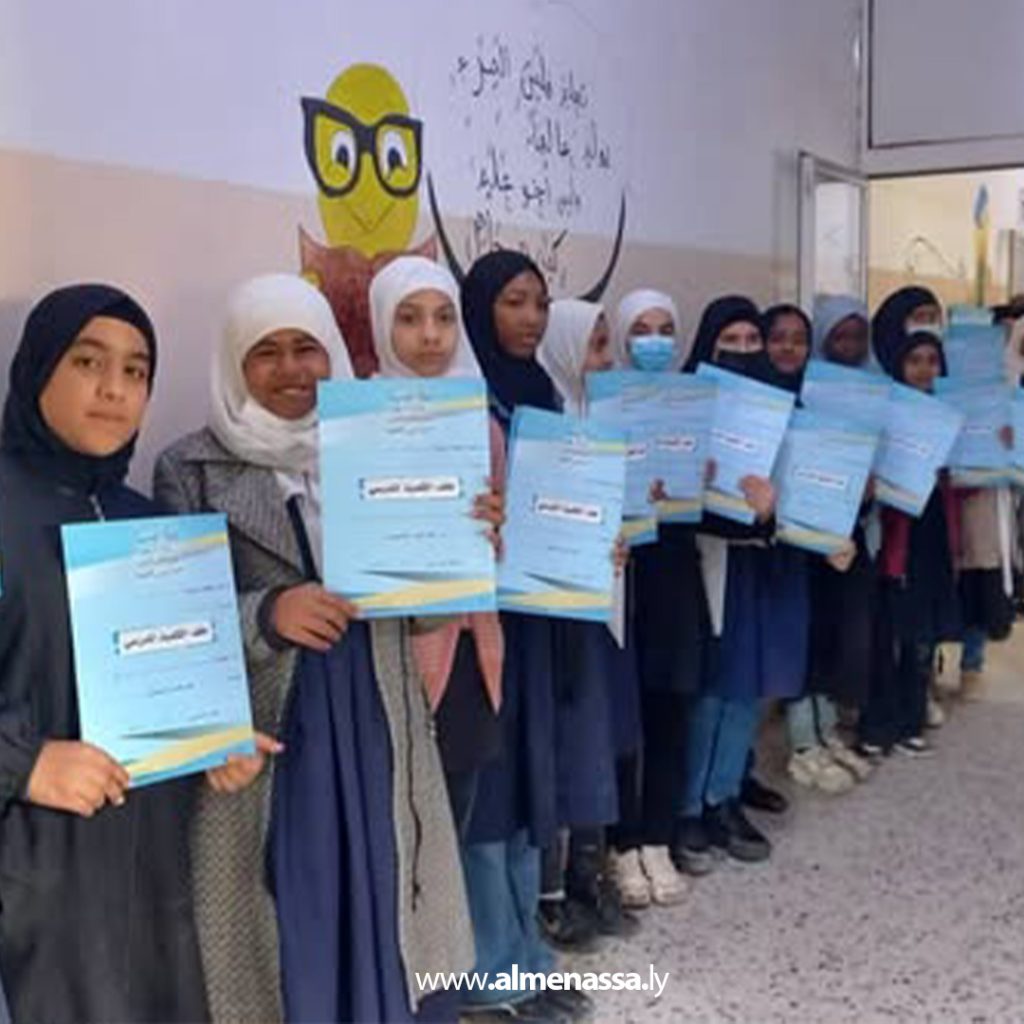extra1 19 إعطاء التطعيمات لتلاميذ المدارس في بنغازي
