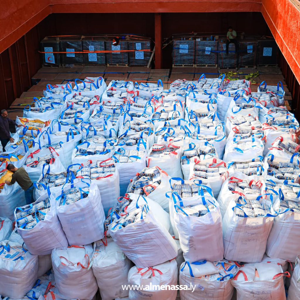 extra1 82 الاستعداد لانطلاق ثالث قافلة مساعدات بحرية من مصراتة إلى غزة